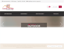 Tablet Screenshot of fliesen-zentrum-speyer.de